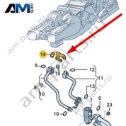 Стопорная пластина Audi Q7 (4M) 2016-2024 4M0820251B