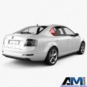 Стекло боковое (неподвижное) чёрный для Skoda Octavia A7 5E5845214AC5AP