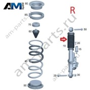 Задний правый амортизатор Mercedes G-class W465 A4653205002