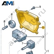 Заглушка фары Volkswagen AMAROK 2013-2016 2H0941607B