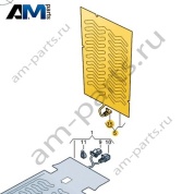Нагревательный элемент спинки сиденья Volkswagen Jetta VII 2020-2024 17A963557