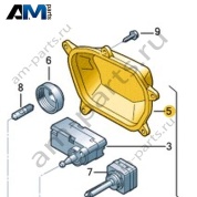 Заглушка фары Volkswagen AMAROK 2013-2016 2H0941608B
