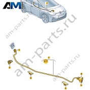 Жгут проводов для гнезда USB Volkswagen id3 2020-2024 10A971154