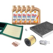 Комплект фильтров для ТО-4 Polo Sedan 1.6 с маслом Shell 5W40