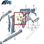 Усилитель Volkswagen Jetta VII 2020-2024 17A809612