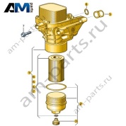 Масляный фильтр с фланцем VAG 03N115389AA