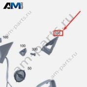 Уплотнитель зеркала левого A2238112900 для Mercedes S-class W223