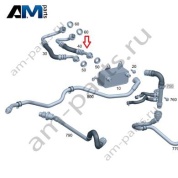 Приточный маслопровод АКПП на Mercedes X253 GLC300 (М264 D18) A2052705202