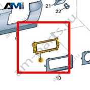 Рамка Volkswagen AMAROK 2017-2022 2H6857136