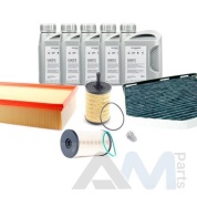 Оригинальный комплект ТО-2/4 на Passat B6 2.0 TDI 170 л.с. (масло LL3 с допуском 504/507)