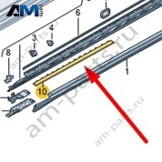 Комплект флизелин Audi A8 (D5) 2018-2024 4N0854864