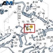 Держатель топливопровода VAG 057130401H