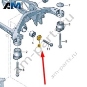 Инерционный демпфер Audi Q8 e-tron 2024-2024/Audi e-tron 2019-2023 4KE199503