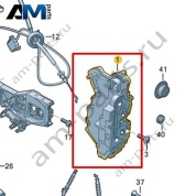 Замок двери Volkswagen id3 2020-2024 10C837015