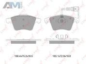 Колодки тормозные передние LYNX для Transporter BD-8001
