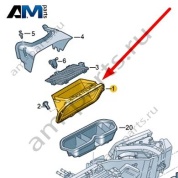 Система приточной вентиляции Audi Q8 e-tron 2024-2024/Audi e-tron 2019-2023 4KR819904A