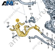 Трубопровод системы охлаждения VAG 059121432D
