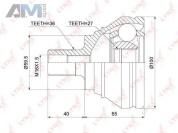 ШРУС наружный LYNX для Tiguan 2016-2020 CO-3821