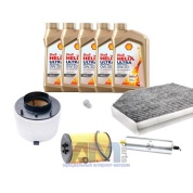 Комплект фильтров для ТО-2_4 Audi A4 (B8) рестайлинг 2.0TDI с маслом Shell 0W30