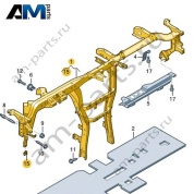 Поперечина передней панели Volkswagen id-Buzz 2023-2024 1T3857017C