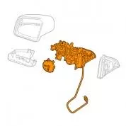 Механизм зеркала левый A2928104300 Mercedes GLE-Coupe C292