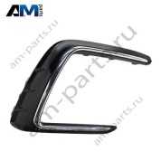 Решетка бампера правая R-Line (блестящий хром) Фольксваген Тигуан II (2020-2025) 5NA854662HDPJ