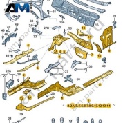 Удлинитель колесной арки Audi A6 (C7) 2015-2018 4G0805263TB