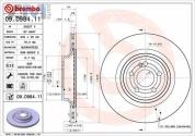 Задние тормозные диски (09.D984.11) BREMBO на Mercedes GLE V167 350d