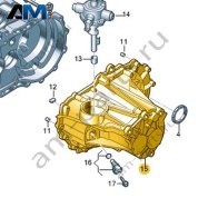 Картер коробки передач VAG 0CF301103K