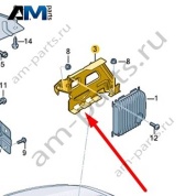 Кронштейн блока управления Volkswagen Touareg 2018-2024 4M4907368A