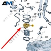 Фланец Audi A8 (D5) 2018-2024 4N0201317