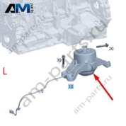 Опора двигателя слева Mercedes W223 AMG S63 (M177) A2232402501