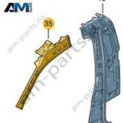 Внутренняя часть стойки A Volkswagen AMAROK 2013-2016 2H0810104B