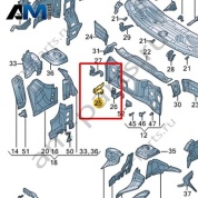 Кронштейн Volkswagen id-Buzz 2023-2024 1N3805323