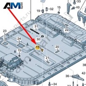 Накладка Audi Q8 e-tron 2024-2024/Audi e-tron 2019-2023 4KE801557