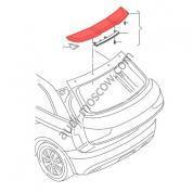 Оригинальный спойлер крышки багажника Audi A1 (8X) 8X3827933CGRU