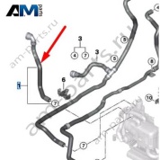 Шланг отопителя на клапан BMW X6 (G06) 2019-2025 30d (B57) 64219398809