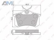 Колодки тормозные задние LYNX для Superb I BD-8002