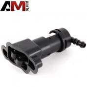 Подъемный цилиндр с форсункой омывателя фар левый HDE для Audi A4 (B7) 4401004