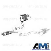 Задняя часть глушителя правая A2124902635 Мерседес E300 231л.с.