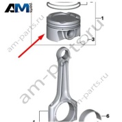 Поршень с кольцами BMW 7 серия (G11/G12 LCI) 2019-2022 730d (B57P) 11258474121
