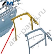 Направляющая стекла Audi A7 (4G) 2015-2018 4G5839432A