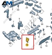 Перегородка Volkswagen id3 2020-2024 1EA804181