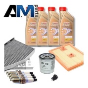 Комплект неоригинальных фильтров и моторное масло LL3 5W30 504/507 для ТО-2 Volkswagen Caddy 1.4/1.6 TFSI 110 л.с.