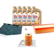 Комплект фильтров для ТО-1/3 Caddy 1.6 TDI с маслом Shell 0W30