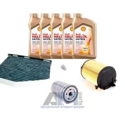 Комплект фильтров для ТО-1/3 Caddy 2.0 TFSI с маслом Shell 0W30
