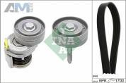Комплект замены ремня генератора INA (529034110) для Volkswagen B7 (2010-2016) 1.4TSI