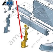 Воздуховод Audi A7 (4G) 2015-2018 4G8121284AK