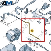 Соединительный шланг VAG 06E133714T