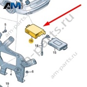 Кронштейн блока управления Audi A6 (C8) 2019-2024 4K0907911D